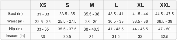 Jersey Size Chart Soccer