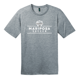 Mariposa District Everyday Tee Grey (White Logo) Image