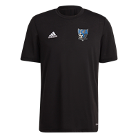 FCA Entrada 22 Poly Tee (Black)