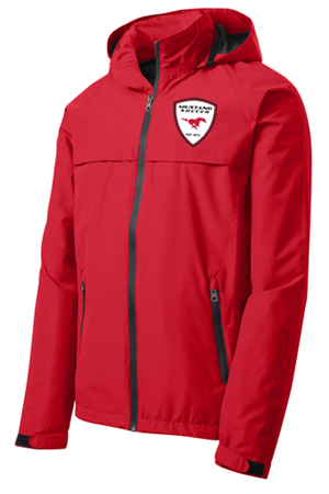 CLOSEOUT Mustang Torrent Red Waterproof Jacket Image