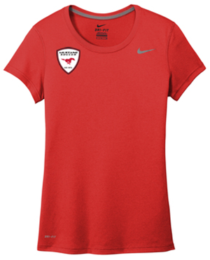 MUSTANG WMNS NIKE LEGEND TOP RED Image