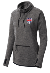 SRFC DK GREY LADIES TRIUMPH COWL NECK PULLOVER