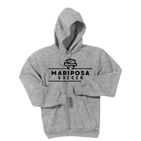 Mariposa Fleece Pullover Sweatshirt Grey