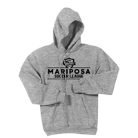 Mariposa Fleece Pullover Sweatshirt Grey
